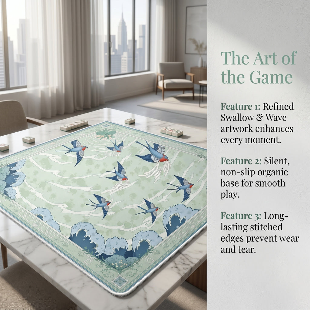 Swallows in Flight Mahjongg Mat