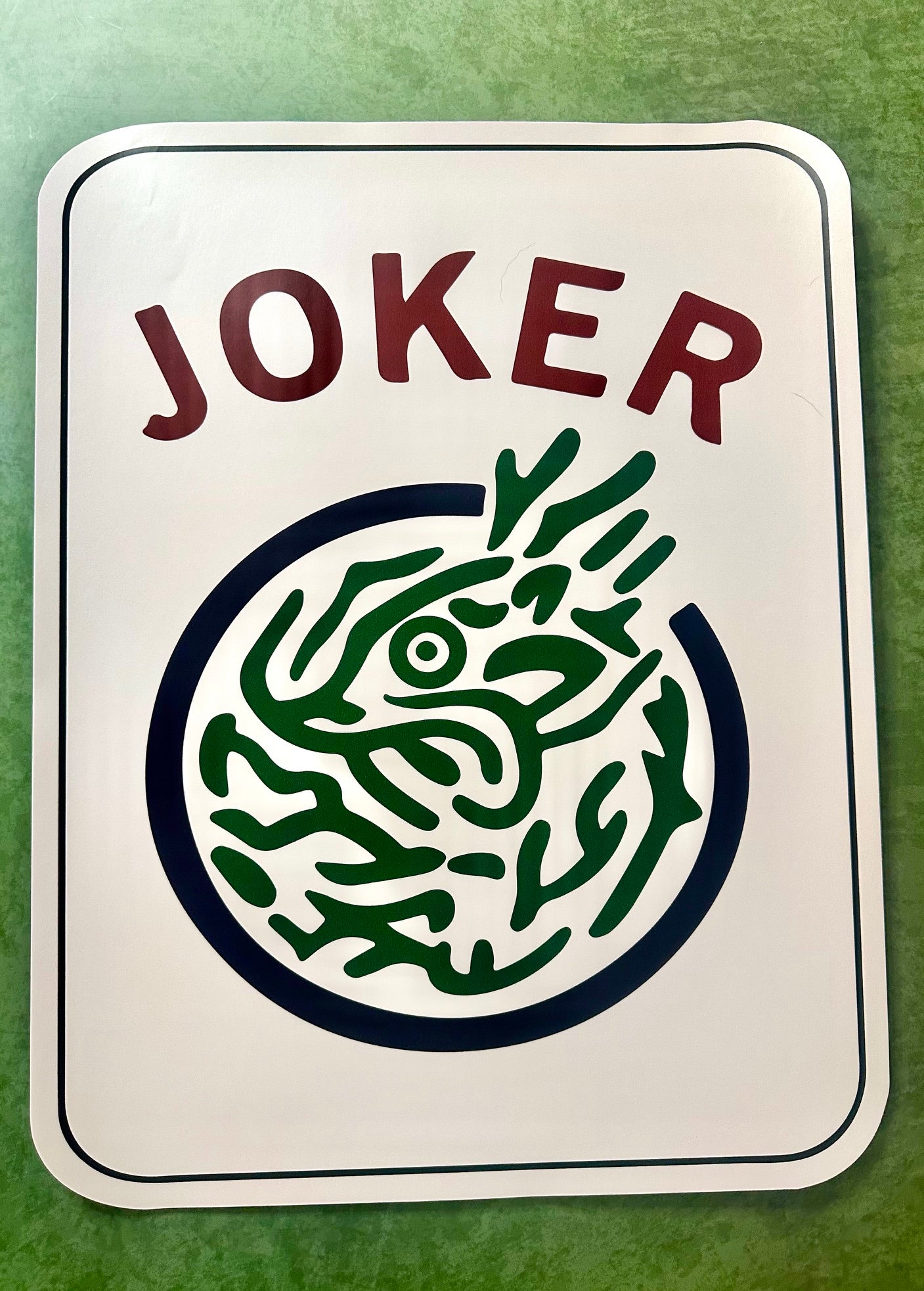 Mahjongg Tile Vinyl Decals
