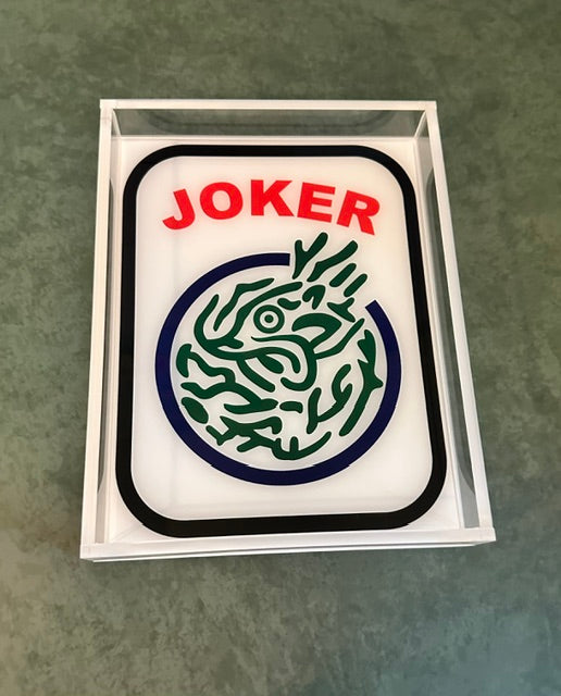 Mahjongg Joker Acrylic Tray