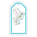 Mahjong Tile Blank Gift Tags by Rosanne Beck