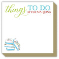 Things To Do After Mahjong Notepad by Rosanne Beck