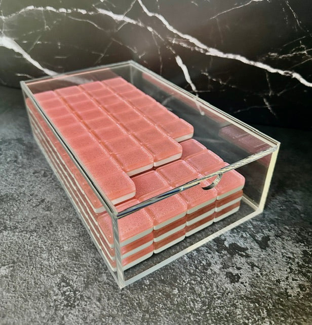 Clear Acrylic Mahjongg Tile Storage Box
