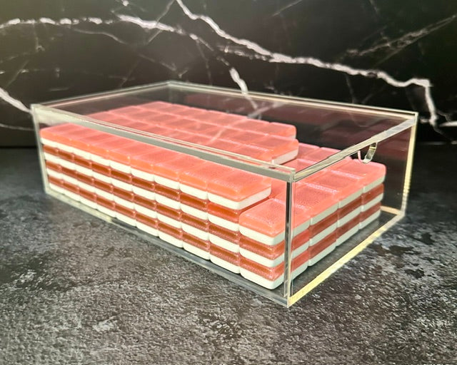 Clear Acrylic Mahjongg Tile Storage Box