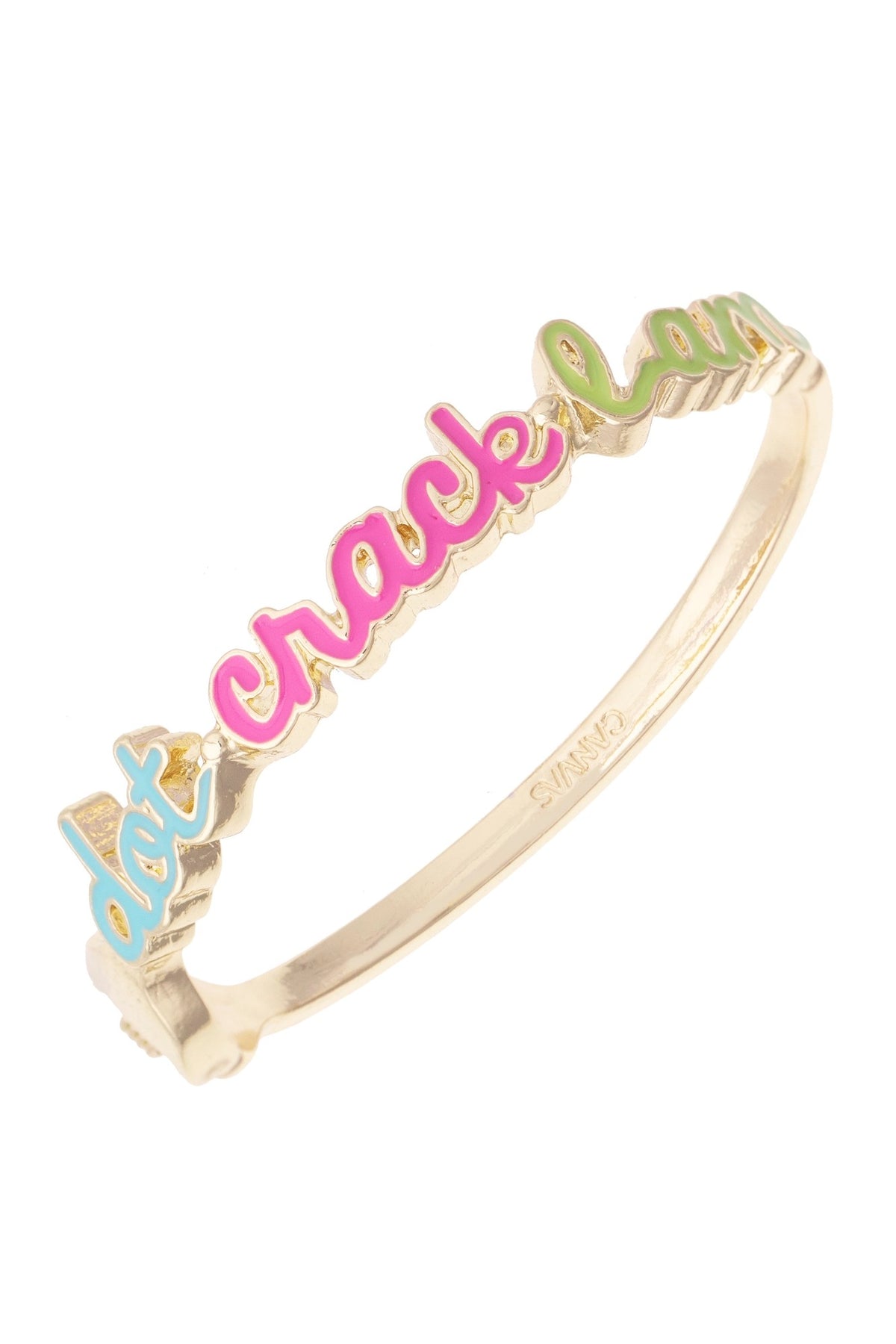 Dot Crack Bam Cuff Bracelet by Canvas Style