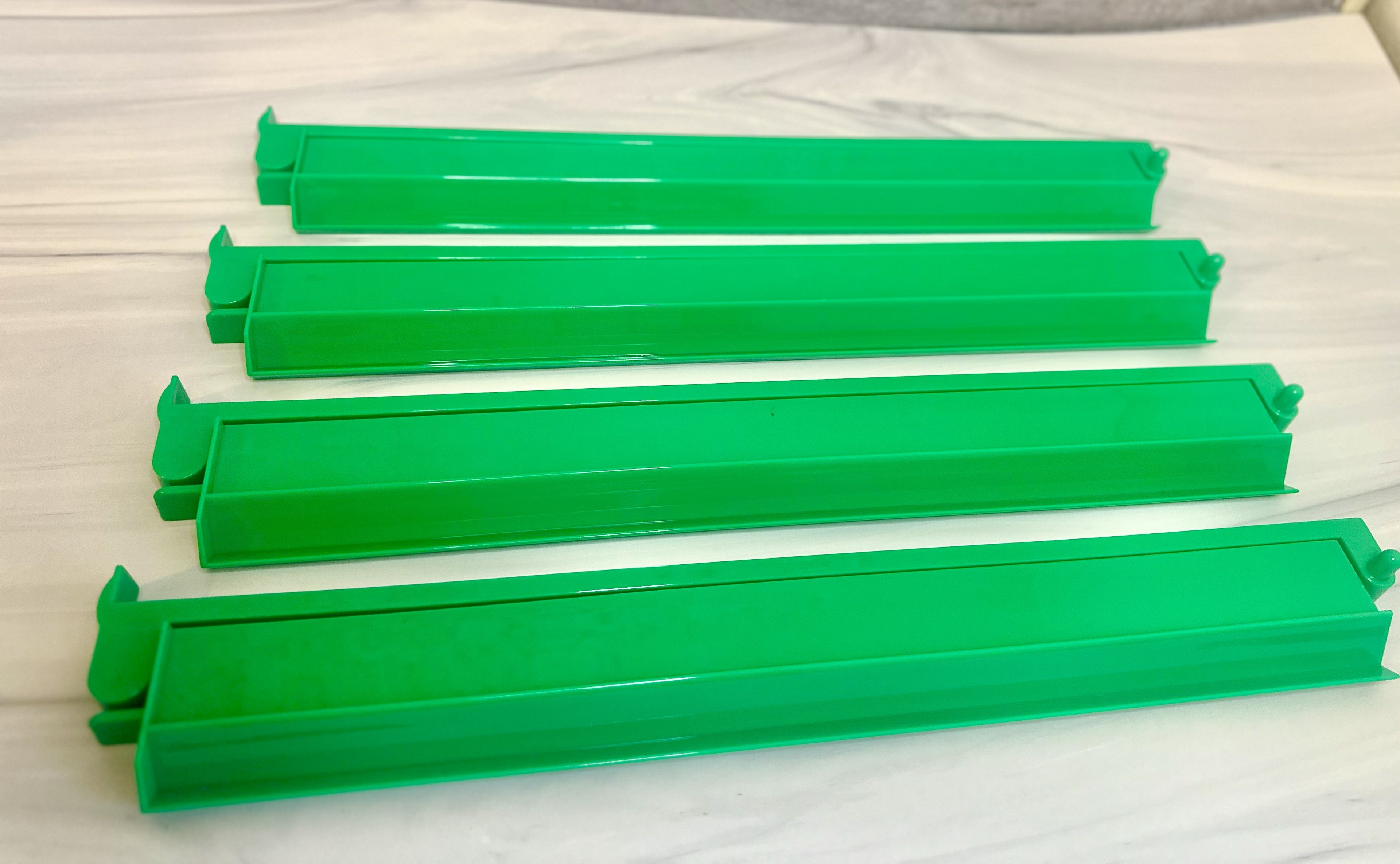 18" Mahjongg Racks in Red, Black, Green, or White, set of 4