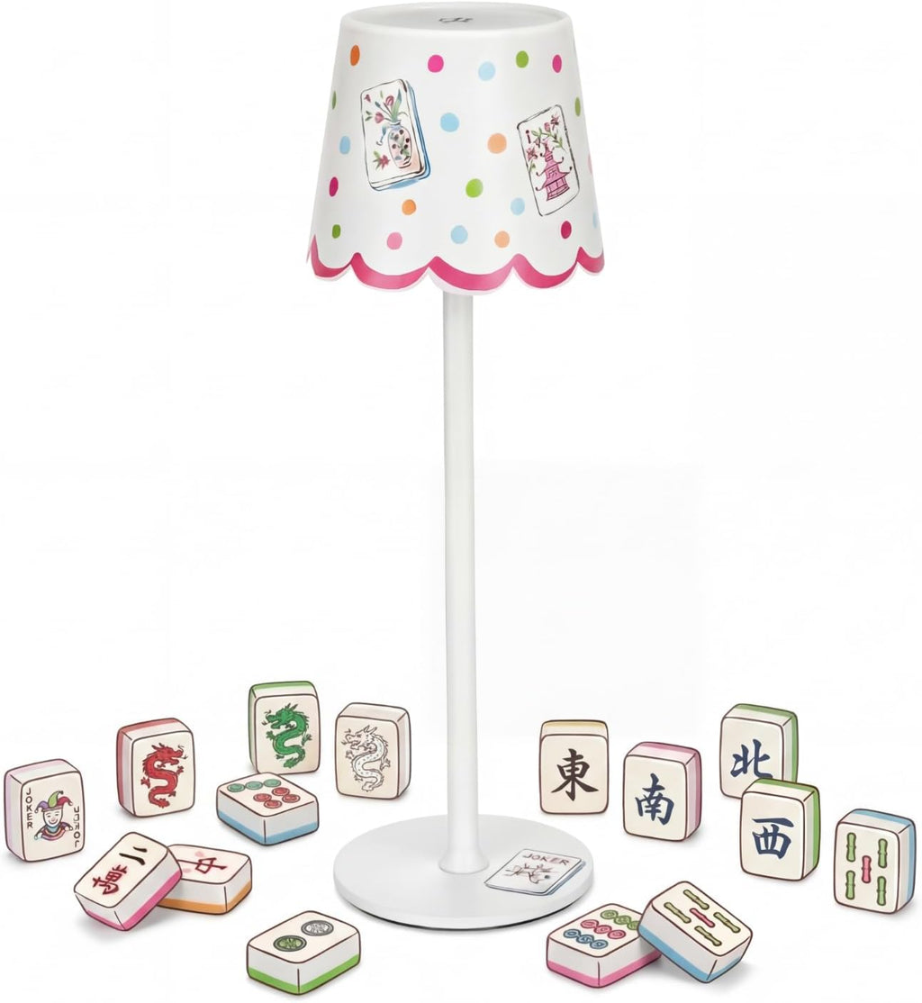 Confetti Mahjong Tile LED Table Lamp