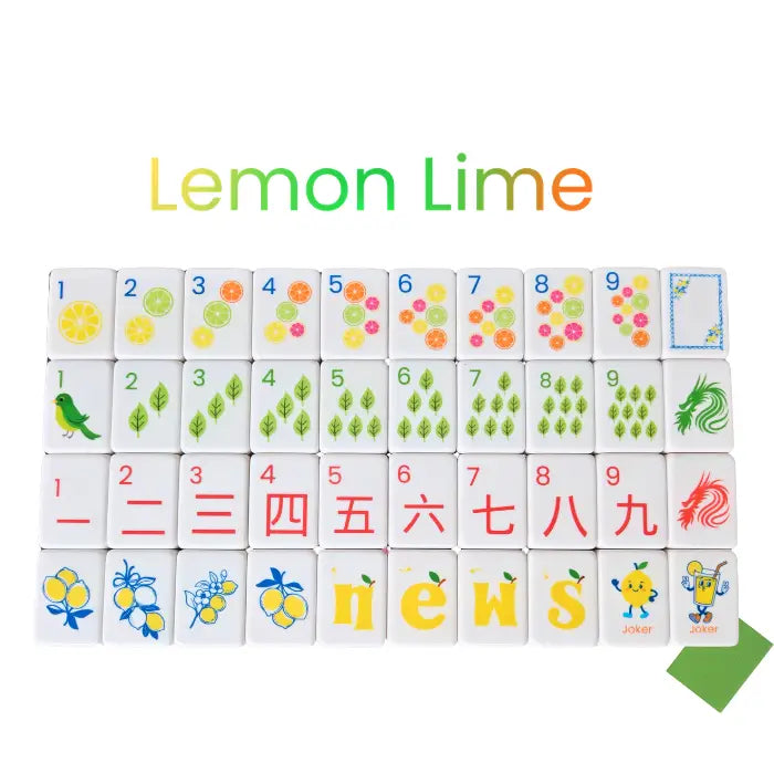 Lemon Lime Tiles by Mahjong Studios
