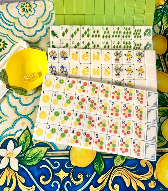 Lemon Lime Tiles by Mahjong Studios