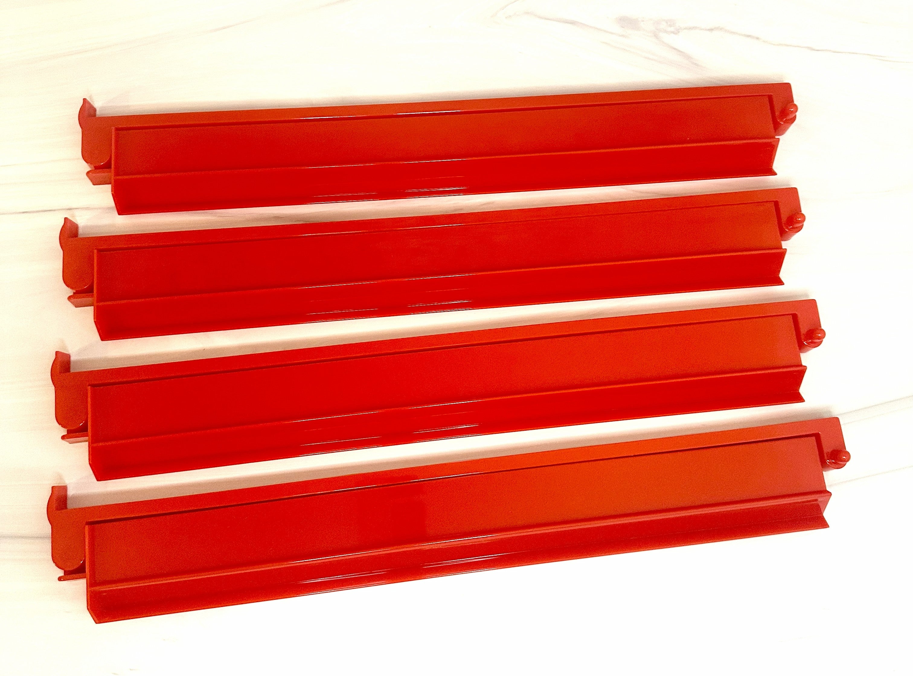 18" Mahjongg Racks in Red, Black, Green, or White, set of 4