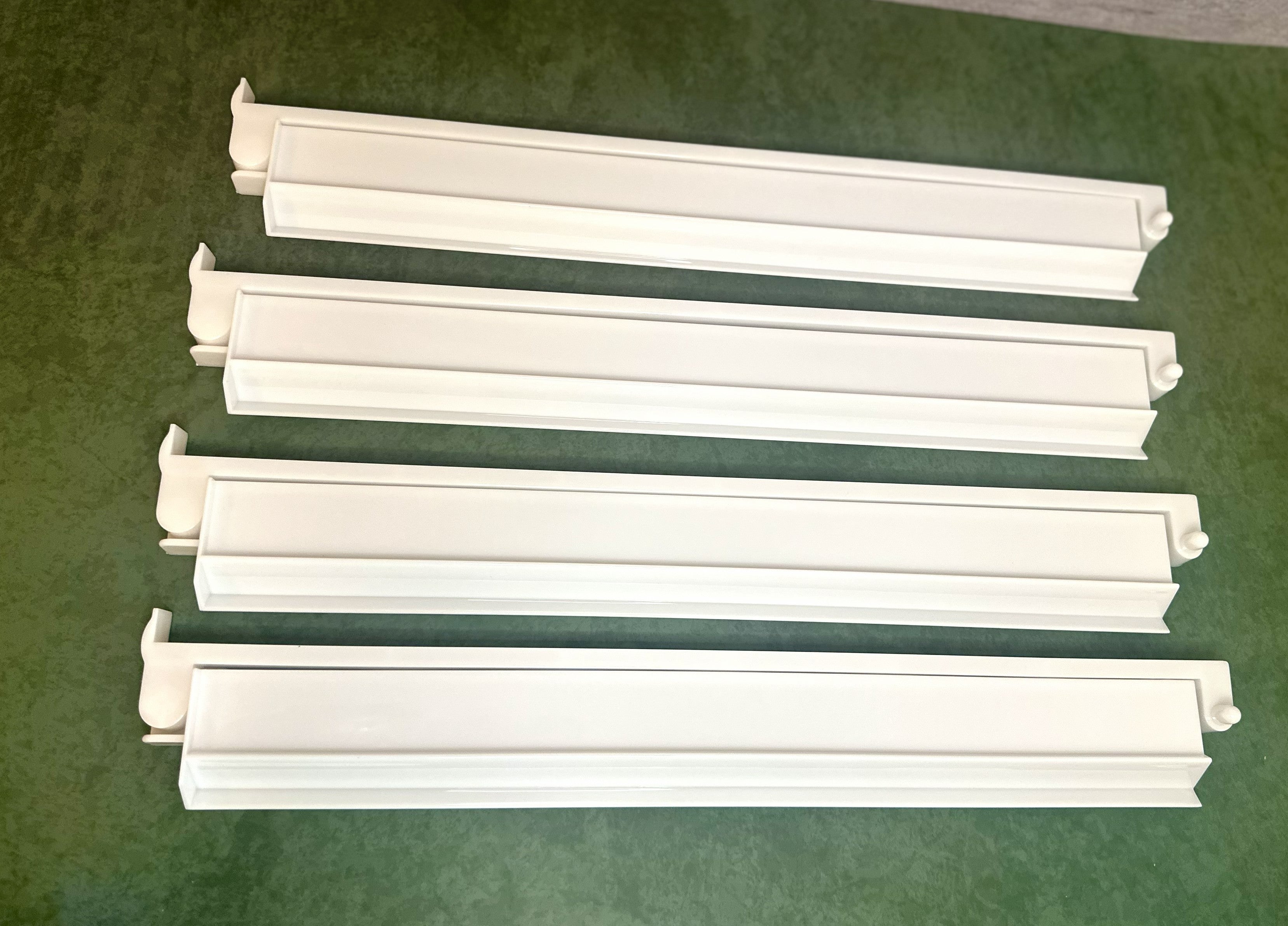 18" Mahjongg Racks in Red, Black, Green, or White, set of 4